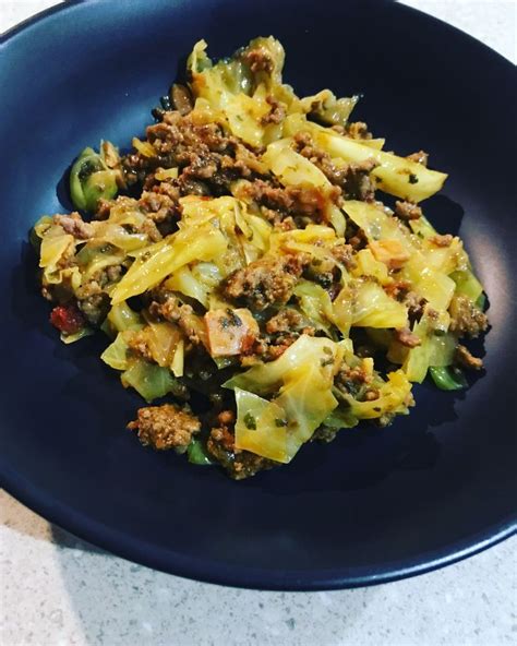 Curried Mince & Cabbage! | Mince recipes dinner, Minced beef recipes