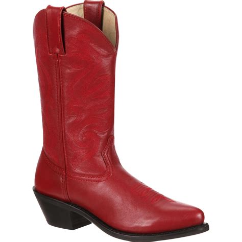 Durango Womens Red Leather Western Boot Style Rd4105