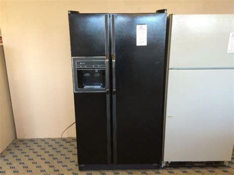 Sears has models in all colors and sizes to give your home just what it needs. GE Profile Black Side by Side Refrigerator - USED for Sale ...