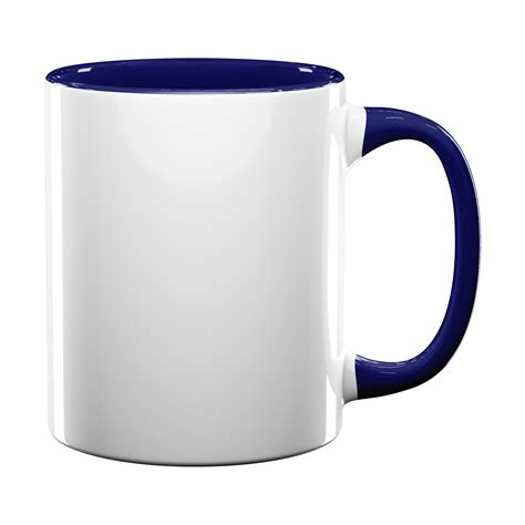 Custom Design Coffee Mugs 11 Oz Inner And Handle Colored Mug