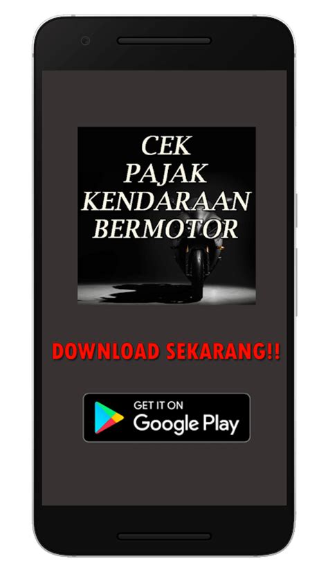 Cara Cek Pajak Kendaraan Bermotor Online Mudah Apk Android