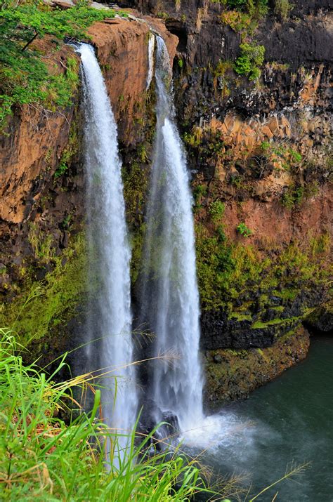 Wailua Falls Near Lihue On Kauai Hawaii Encircle Photos