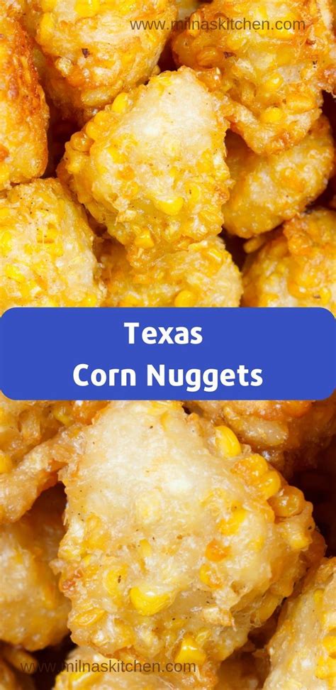This link is to an external site that may or may not meet accessibility guidelines. Texas Corn Nuggets - Appetizers #appetizers | Corn nuggets ...