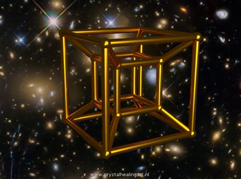 Tesseract 4d Hypercube E4 Gt96af3dw By Crystalhealingart