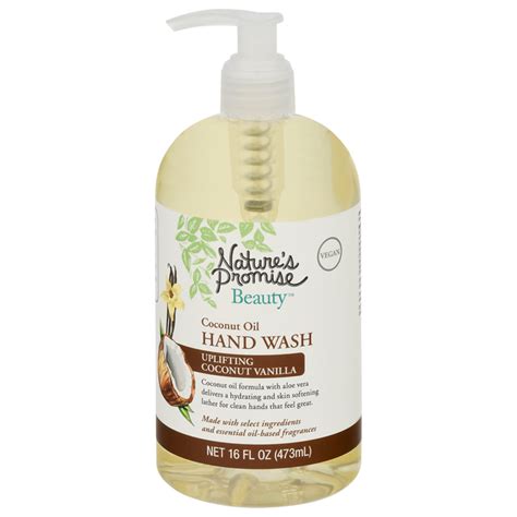Save On Natures Promise Beauty Coconut Oil Hand Wash Uplifting Coconut