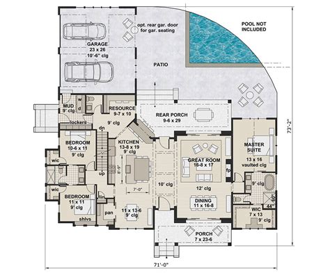 Ariana Marie House Plan Modern Farmhouse One Story House Plan