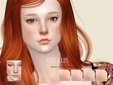 Sims 4 Freckles Skin Overlay