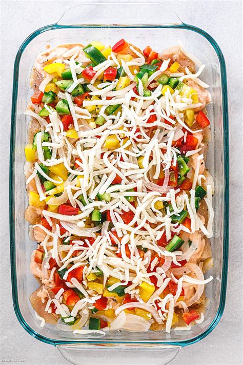 You can make this chicken dish any day whenever you want because it is super simple to make. Creamy Baked Fajita Chicken Casserole Recipe - Baked ...