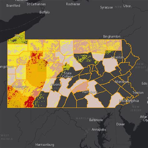 Pennsylvania The Oil And Gas Threat Map