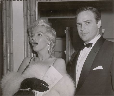 Marilyn Monroe And Marlon Brando Original Photograph Rr Auction