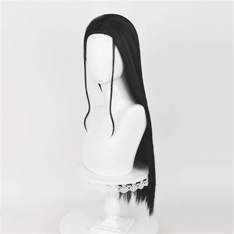 Anime One Piece Boa·hancock Cosplay Wig Long Black Straight Heat Resistant Hair` Ebay