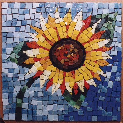 Mosaic Sunflower | FaveCrafts.com