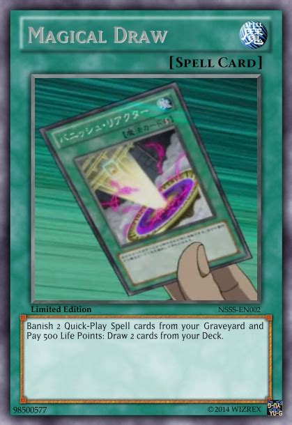 Zombie world, which turns every monster on the field and in the graveyard into zombies. Magical Draw - Advanced Card Design - Yugioh Card Maker Forum