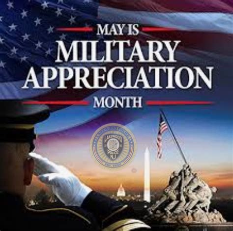 May Is Military Appreciation Month Lakewood Police Department