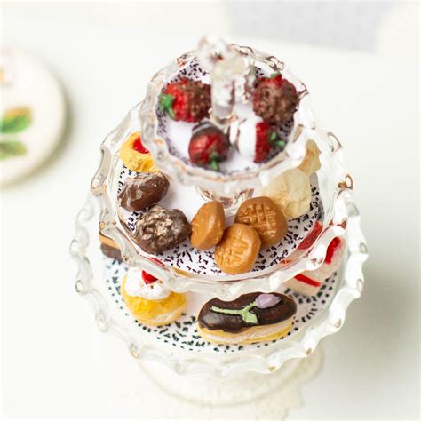 With all play leading to bonding, healthy relationships find better ways of expressing themselves. Dollhouse Miniature 3-Tiered Dessert Display - Food ...