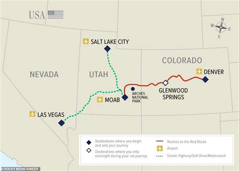 New U S Train Journey From Moab To Denver Will Feature Glass Dome