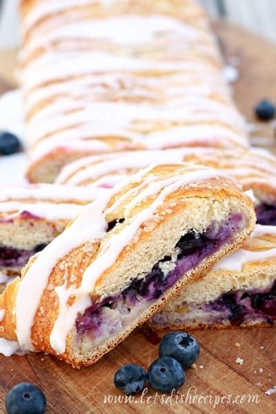 Easy Blueberry Cream Cheese Braid Lets Dish Recipes