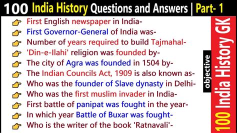 India History Gk Questions And Answers India Gk Quiz Indian History Gk Modern History