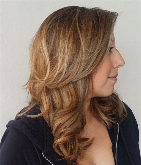 Natural brown hair with golden blonde highlights. 50 Variants of Blonde Hair Color - Best Highlights for ...