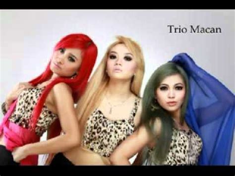 Trio macan adalah grup vokal dangdut asal jombang jawa timur yang terdiri dari aulia akbar, alam fakhri, willyandro thunggara, vhysnu satya, lia amelia, chacha sherly dan dara rafika. Trio Macan - Iwak Peyek (Offical) - YouTube