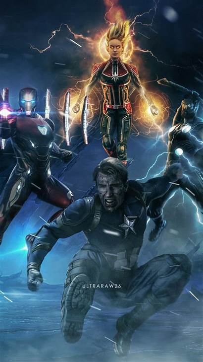 Endgame Avengers Marvel Wallpapers Captain Superheroes Iphone
