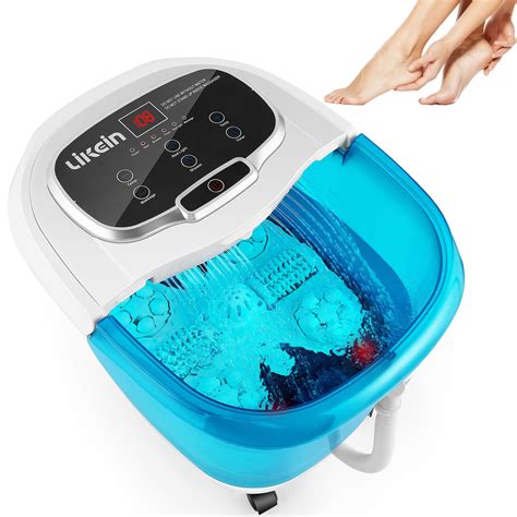 Foot Spa With Heat And Massage With Motorized Rollers Foot Bath Spa With Heat And Massage
