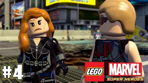 Lego Marvel Super Heroes Part 4 Black Widow And Hawkeye