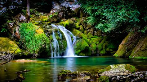 Online Crop Photo Of Waterfall Nature Landscape Waterfall 3d Hd