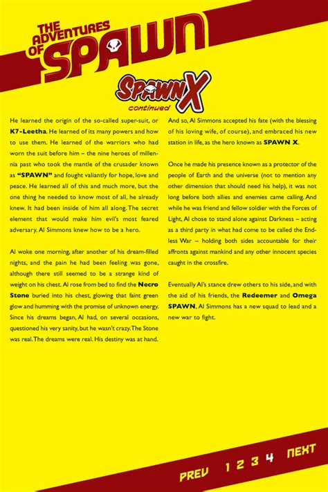 Daily Spawn Archive On Twitter Spawn X S Biography From The Adventures Of Spawn Secret Files