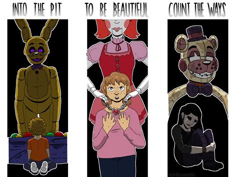 Las Ilustraciones De Into The Pit Fnaf Book Anime Fnaf Fnaf Characters