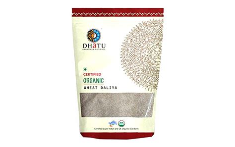 Dhatu Certified Organic Wheat Daliya Pack 500 Grams Gotochef