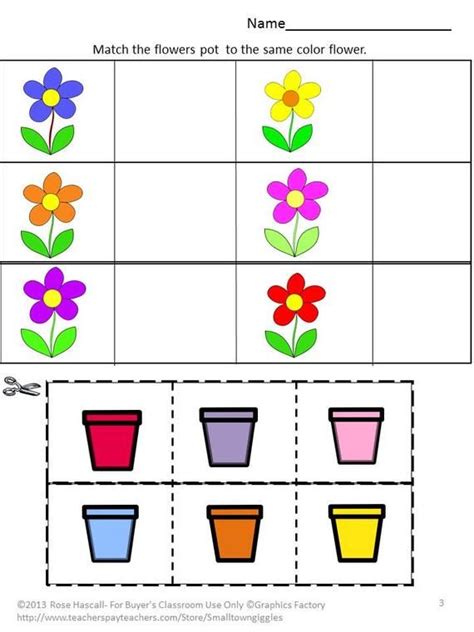 Spring Planting Flower Garden Math Literacy Fine Motor Skills Etsy