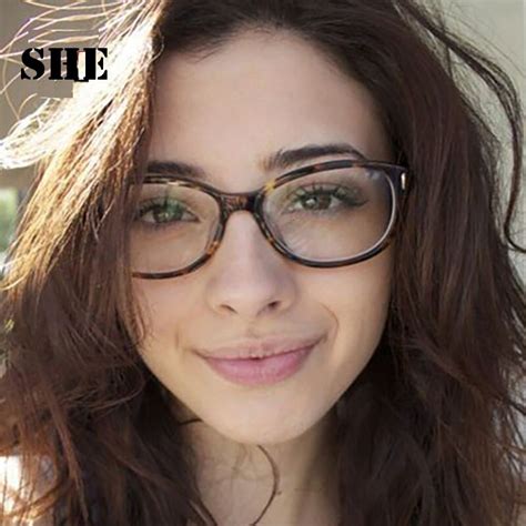 2018 Women Eyeglasses Brand Designer Square Frame Prescription Glasses