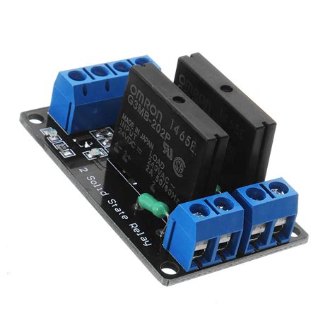 2 Channel Dc 24v Relay Module Solid State High And Low Level Trigger
