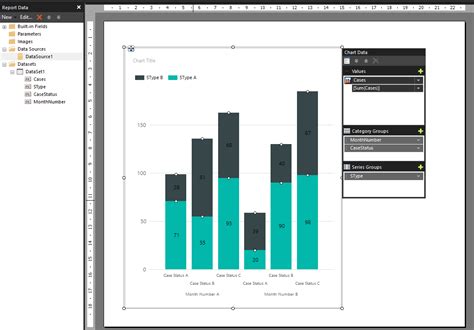 Reporting Services Ssrs 3d Horizontal Stacked Bar Chart Offset And Images