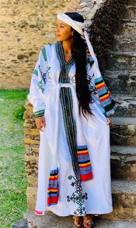Traditional Dress Ethiopian Traditional Dresseritrean Dresshabesha Kemiszuriahabesha