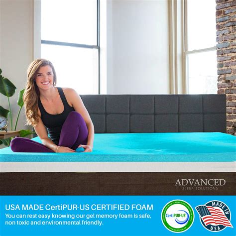I could not find the actual weight in pounds for this gel infused memory foam queen mattress topper, blue is extremely comfortable. Gel Memory Foam Mattress Topper Twin Extra Long, Plush 2 ...