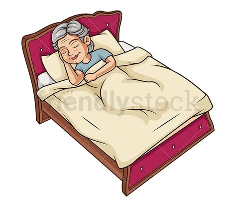 Woman Sleeping Clipart