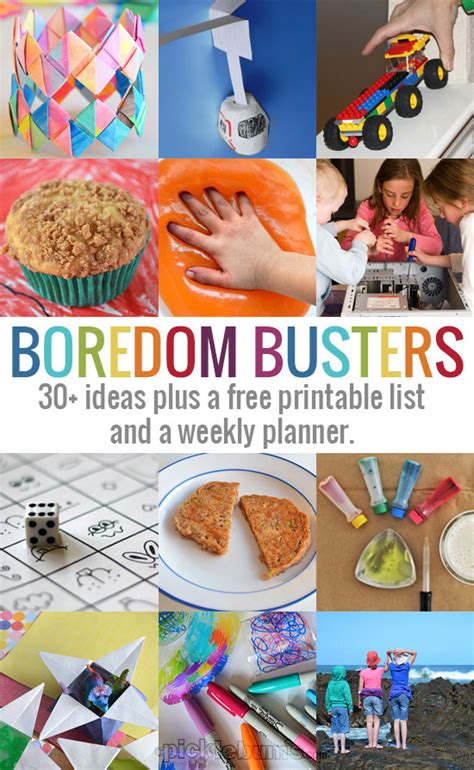 30 Boredom Busters For The Holidays Picklebums