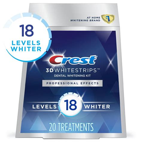 Crest 3dwhitestrips Professional Effects At Home Teeth Whitening Kit