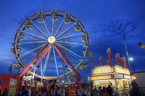 Ferris Wheel At The Illinois State Fair Springfield Illinois Cute