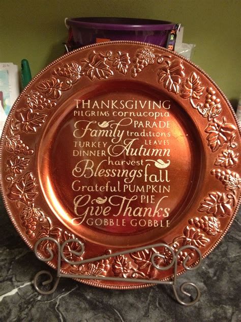 Check spelling or type a new query. Thanksgiving Charger-Cricut | Wood board crafts, Cricut ...