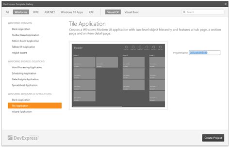 How To Create A Windows Modern Ui Application Using The Template