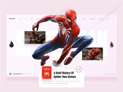 Spider Man Web Design Minimal Web Design Spiderman