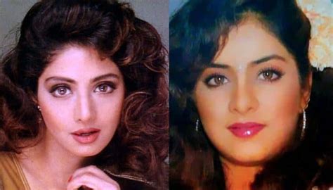 the story behind mysterious connection between sridevi and divya bharti people news zee news