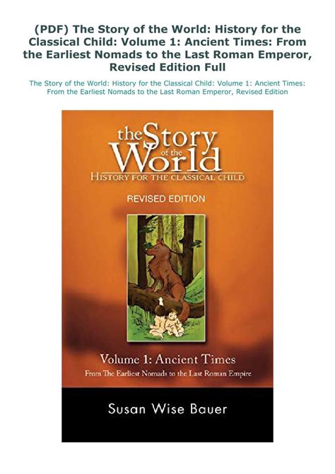 Pdf The Story Of The World History For The Classical Child Volume 1
