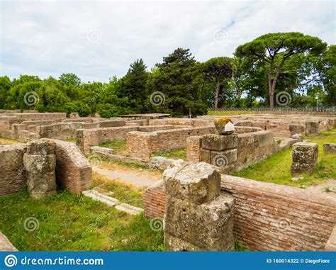 Ostia Antica Rome Italy Stock Photo Image Of Brick 160014322