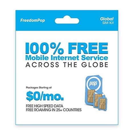 100 Free Wl Internet W Freedompop Global 3 In 1 Sim Kit