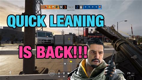 Quick Leaning Is Back New Operation Ember Rise Rainbow Six Siege