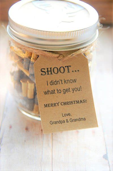 Give him something he'll actually like! Gift for hard to buy for man in your life gift in a jar ...